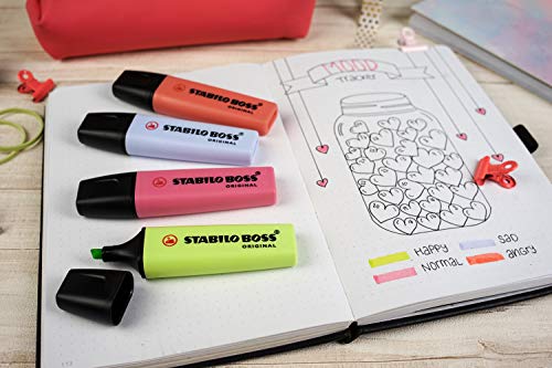 Marcador STABILO BOSS ORIGINAL Pastel - Estuche con 8 colores pastel