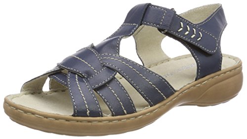 Marco Tozzi Premio 28900, Sandalias de Talón Abierto para Mujer, Azul (Navy), 40 EU