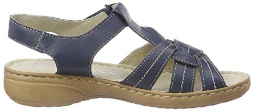 Marco Tozzi Premio 28900, Sandalias de Talón Abierto para Mujer, Azul (Navy), 40 EU