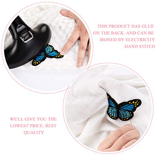 Mariposa Parches Bordados Apliques Pegatinas Bordados para Ropa DIY Accesorios Decorativos para Planchar y Coser Para Decoración de Camisetas Chaquetas Zapatos Gorras (14 Pcs Multicolor)