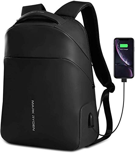 Mark Ryden Mochila Antirrobo,15.6 Pulgadas Impermeable Mochila portatil，Mochilas Trabajo Hombre con Puerto de USB, Bolsa de Negocios Hombres y Mujeres Escolares,Viaje,Senderismo, Trabajo