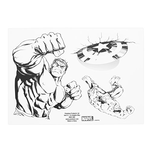 Marvel Vinilo para portátil, Multicolor, 3x17.4x24 cm