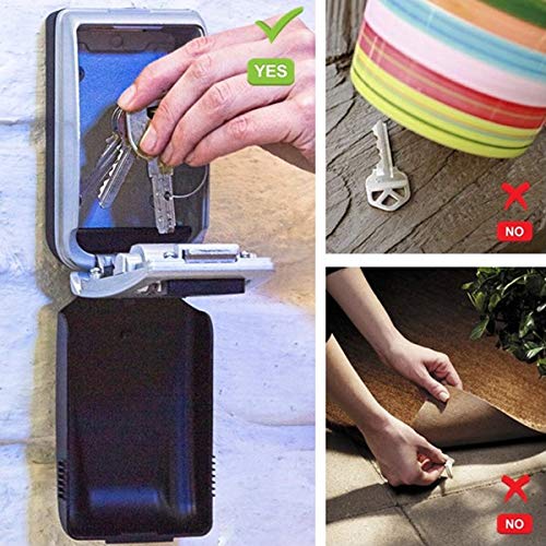 MASTER LOCK Caja fuerte para llaves retroiluminada [Mediana] [Montaje mural] - 5425EURD - Caja de seguridad