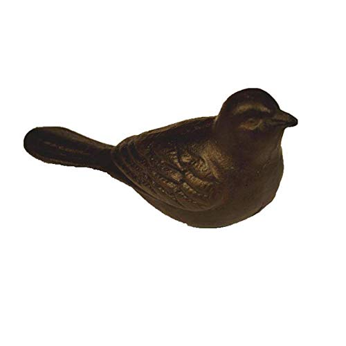 Matedepreso Sujetapuertas Rural Cuña Soporte Vintage Hogar Hierro Fundido Pájaro Forma Pared Adornos Protector Muebles Decorativo Protección Manualidades
