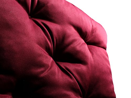 Meerweh Mar WEH palé Cojín con Respaldo Aprox. 120 x 140 x 10 cm – Fregadero para Euro palé, Rojo, 20065