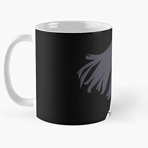 MELIBALI Satsuki Otaku Ryuko Anime Ragyo Matoi Mako NUI Kiryuin Manga Mankanshoku Best Mug Tiene 11oz de Mano Hechas de cerámica de mármol Blanco