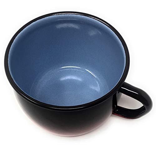 Menax - Puchero - Olla de Cocina con Tapa - Acero Esmaltado Vitrificado - 16 cm