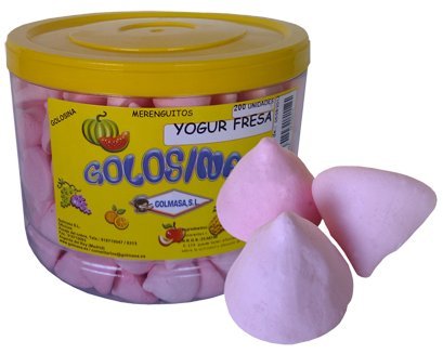 Merengue Yogur Fresa - 200 unid - Golmasa
