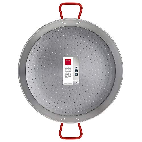 Metaltex - Paellera Acero Pulido 30 Raciones 70 cm