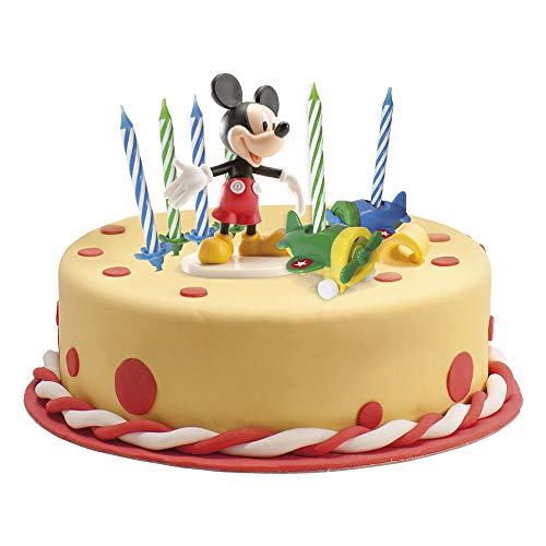 MICKEY 303000 - Kit de decoración para tartas, plástico, multicolor, 11 x 5 x 23 cm