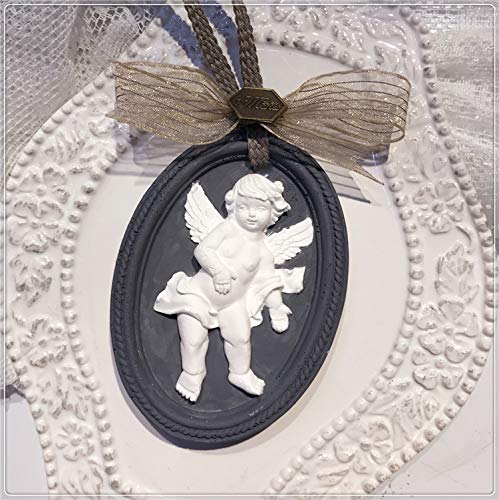 Mini Angel Baby & Wings - Moldes para fondant, diseño de querubín angélico de silicona para decoración de tartas, de arcilla polimérica para niños y bebés, bautizos, decoración de cupcakes