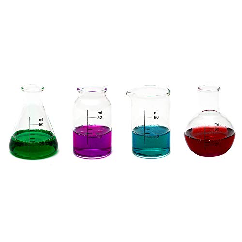 MIXOLOGY CHEMICAL SHOT GLASSES SET OF 4 by Mixology