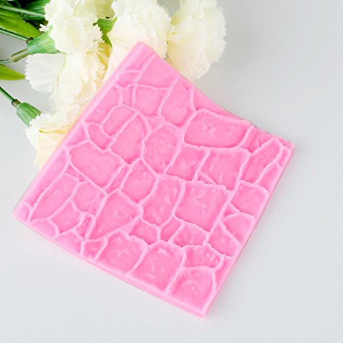 Molde de silicona 3D con diseño de castillo antiguo, para decoración de pasteles de chocolate, galletas