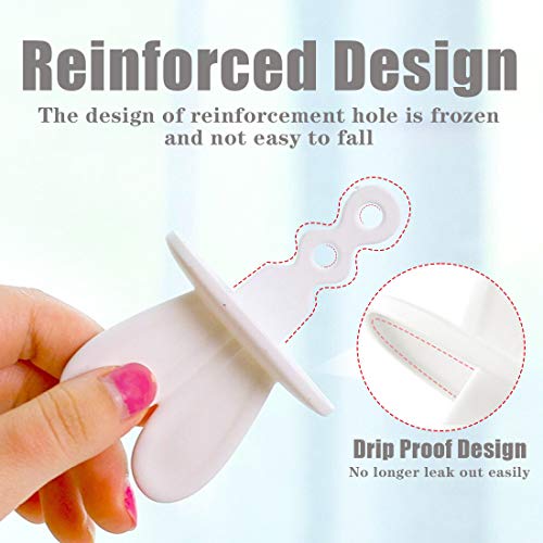 Moldes para Helados, 6 Reutilizable Moldes, Fabricador de Hielo de Paletas Libres de BPA Grado Alimenticio, Moldes Casero, Helados, para Bebés y Adultos (Rosa)