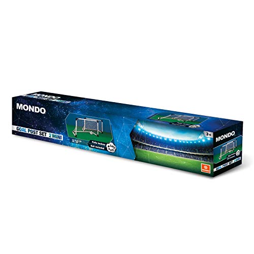 Mondo - Set de 2 Mini porterías para fútbol y balón (18014)