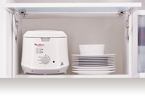 Moulinex Principio Solo Independiente - Freidora (Freidora, 0,6 kg, 1,2 L, Solo, Blanco, Giratorio)