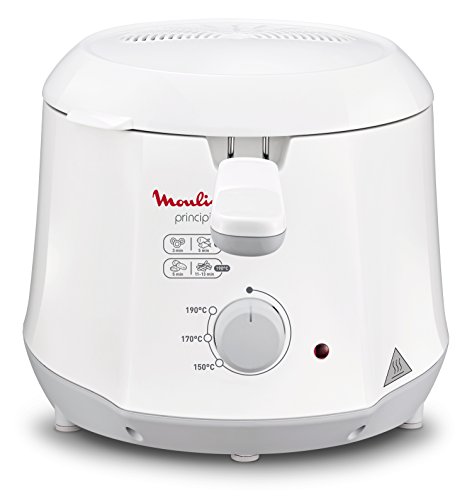 Moulinex Principio Solo Independiente - Freidora (Freidora, 0,6 kg, 1,2 L, Solo, Blanco, Giratorio)