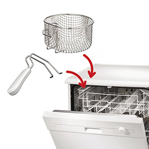 Moulinex Principio Solo Independiente - Freidora (Freidora, 0,6 kg, 1,2 L, Solo, Blanco, Giratorio)