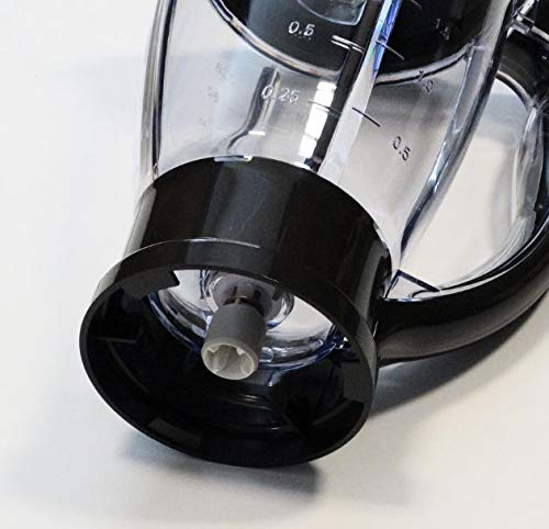 Moulinex XF634BB1 - Vaso para batidora, 1.5 L, plástico, negro/transparente