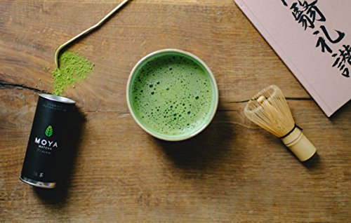 Moya Matcha Té Verde Orgánico Japonés En Polvo | 30g Prima Ceremonial Grado (I) | Cultivado y Cosechado en Uji, Japón | Más alto Calidad Matcha Disponible