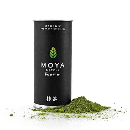 Moya Matcha Té Verde Orgánico Japonés En Polvo | 30g Prima Ceremonial Grado (I) | Cultivado y Cosechado en Uji, Japón | Más alto Calidad Matcha Disponible