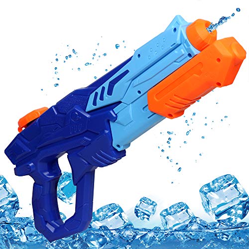 MOZOOSON Pistola de Agua de Juguete para Niñas de Niños, Potente Chorro de Agua con un Alcance Largo 33ft, Water Pistol Gun para Batalla de Agua, Fiestas de Verano al Aire Libre, Capacidad de 750ml