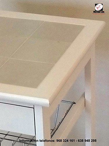 Mueble Gestion Verdulero Carro Cocina Bahia 5 Blanco