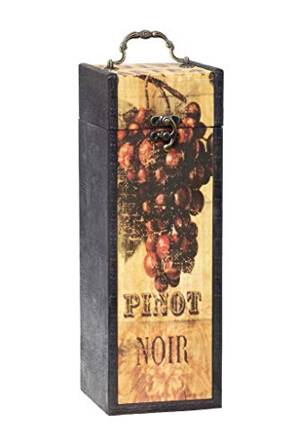 MYBOXES - Caja de Regalo para 1 Botella de Vino (10,8 x 11,5 x 32 cm)