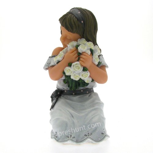 Nadal Figura Decorativa Las Flores de mi jardín, Resina, Multicolor, 9.50x11.50x17.00 cm