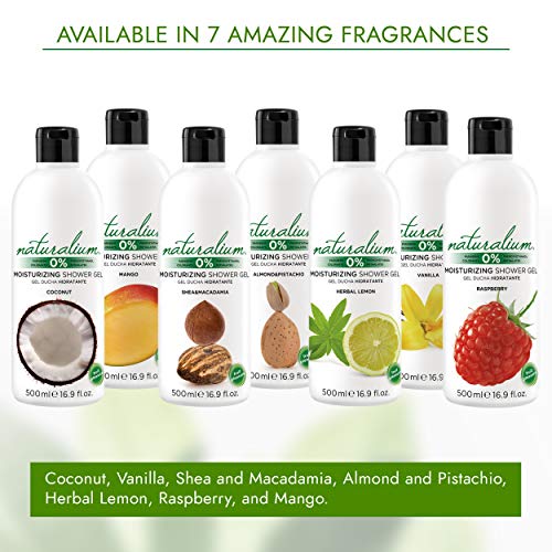 Naturalium Gel Ducha Limón - Gel de Baño Hidratante, Sin Parabenos, Sin Colorantes, 500 ml