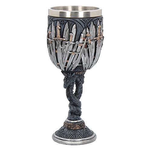 Nemesis Now - Copa de espada (17,5 cm), color negro