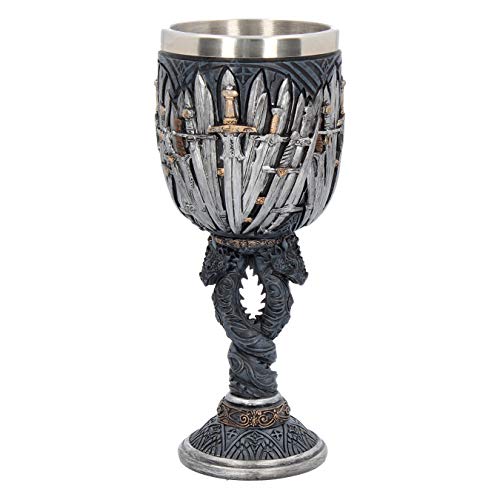 Nemesis Now - Copa de espada (17,5 cm), color negro
