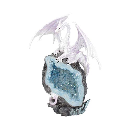 Nemesis Now Glacial Custodian - Figura Decorativa (22 cm), Color Blanco