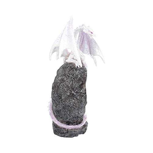 Nemesis Now Glacial Custodian - Figura Decorativa (22 cm), Color Blanco