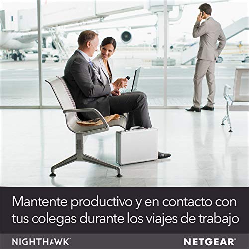 NETGEAR MR1100 - Router 4G SIM, Nighthawk con Velocidad hasta 1 Gbps, Conecta hasta 20 Dispositivos WiFi, wifi Portatil 4G con Cualquier SIM