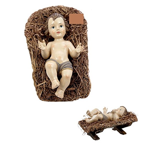 NIÑO JESÚS EN CUNA 20 CM.