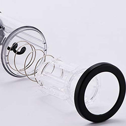 Noblik Sacacorchos para Vino Sacacorchos InaláMbrico Abrebotellas Cortador AutomáTico de Papel de Aluminio Abrebotellas EléCtrico para Vino PortáTil-Negro