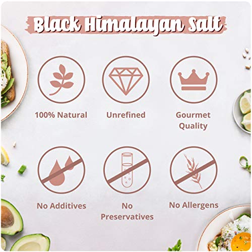 Nortembio Sal Negra del Himalaya 700 g. Extrafina (0,5-1 mm). Kala Namak. Sal Gourmet 100% Natural. Característico Sabor a Huevo. Cocina Vegana. Sin Refinar. Sin Conservantes. De Punjab Pakistán.