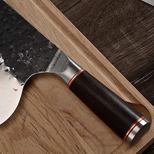 Nuevo Cuchillo de Cocina Herramienta Artilugio Hecho a Mano Cuchilla forjada Cuchillo de Carnicero Cuchillos de Carne