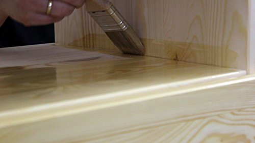 OLI-NATURA Aceite de cera dura - para suelos de madera, parqué, muebles, escaleras, puertas y encimeras, 1 L, Color: natural