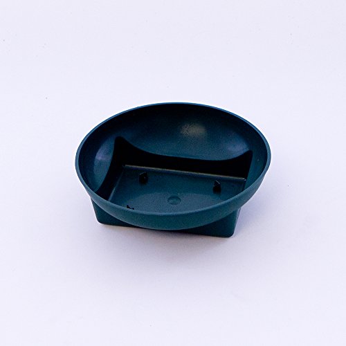 Pack de 10 Redondo Floral Bols Con Cuadrado Bases (Verde Oscuro). Arreglos Florales / Boda Muestras