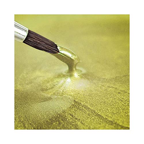 Pack económico de purpurina/cristales de azúcar y pintura comestible de Rainbow Dust 100% comestible, ideal para decorar y detallar sus golosinas. (Amarillo dorado y amarillo perla)