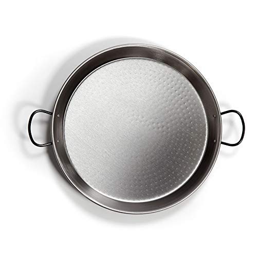 Paellera de Acero Pulido 46cm