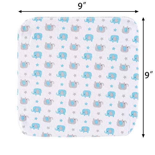 Paños para bebés, Paño de baño extra suave y ultra absorbente, Grandes regalos para recién nacidos y bebés, Paquete de 24, Elefante