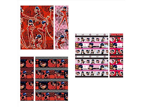 Papel regalo Prodigiosa Ladybug 70x200cm surtido 75 uds