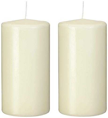 PAPSTAR 15363 Ivory - Velas (80 x 150 mm), Color Marfil