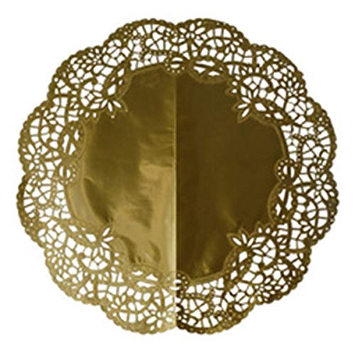 Papstar - Centros blancos, diámetro 20 cm, paquete de 100 unidades, tela