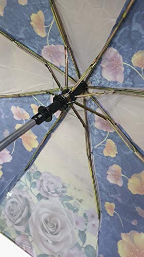Paraguas de viaje – El mejor paraguas plegable compacto para hombres y mujeres – perfecto para viajes, lluvia, tormentas, granizo o exterior duro diseño 3