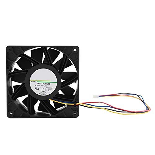 Pasamer Equipo Grande del Flujo de Aire del Ventilador Industrial del Extractor de enfriamiento Durable de 12V 4.8A