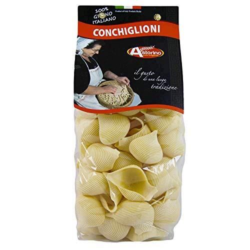 PASTA CASERA DE CALABRIA LOS CONCHIGLIONI HECHO CON TRIGO DURO DE ASTORINO PASTA: 6 PAQUETES DE PASTA DE 500 GRAMOS PRODUCIDOS EN CALABRIA CON TRIGO ITALIANO